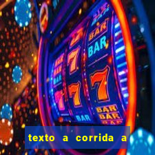 texto a corrida a lagarta lili